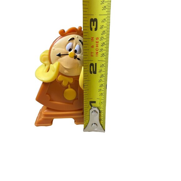 Disney Cogsworth Figure Beauty And The Beast Small McDonalds Happy Meal Toy - Picture 7 of 9